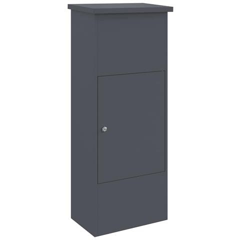 Cassetta per pacchi Antracite 44.5 x 29 x 110.5 cm Acciaio - Foto 1