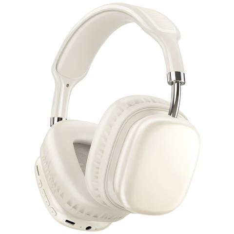 Cuffie Audio Senza Fili Bluetooth Hi-fi 46h Con Bassi Potenti, Bianco - Foto 1