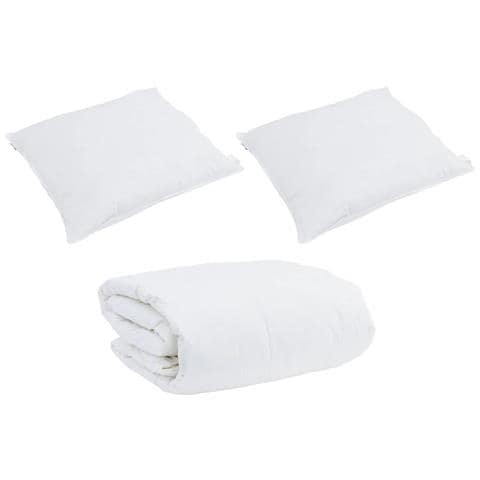 Piumone Altro con cuscino 3 pcs Bianco 240 x 220 cm Piume - Foto 1