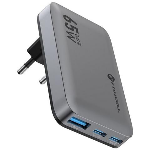 Caricabatterie Casa Original Slim Vt-47 1x Usb Piu 2x Usb-c Fino A 65w Grey Per Smartphone - Foto 1