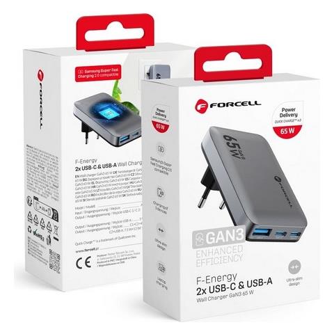 Caricabatterie Casa Original Slim Vt-47 1x Usb Piu 2x Usb-c Fino A 65w Grey Per Smartphone - Foto 5