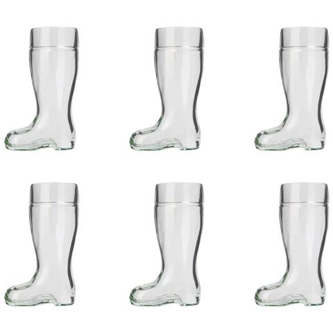 Bicchieri Birra Calici Birra Stivale Di Birra Set Di 6 - 0 25 Litri - Foto 1