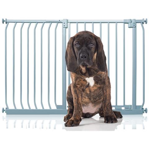 Bettacare Cancelletto Per Cani Elite Con Montaggio A Pressione, 125cm - 134cm, Grigio Opaco - Foto 1