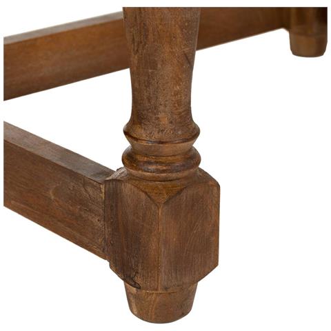 Tavolino Da Caffè In Legno Marrone 48x33x45,5h Cm - Foto 5