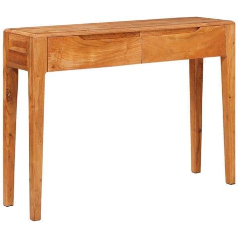 Tavolo consolle con cassetto Marrone 110 x 30 x 80 cm - Foto 1