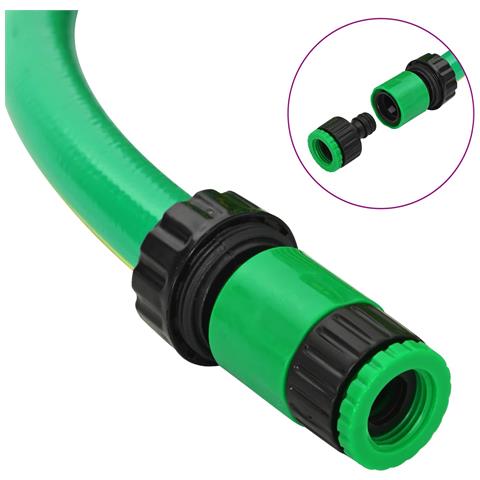 Tubo da Giardino 5-Ply Verde e Giallo 3 / 4'' 10 m PVC - Foto 9
