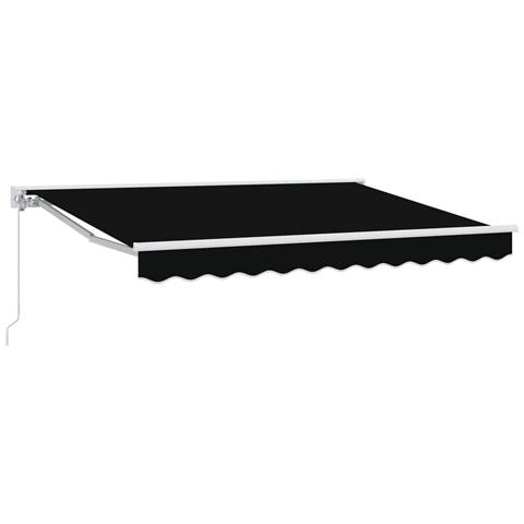 Tenda retrattile manuale Nero 3 x 2,5 m - Foto 1