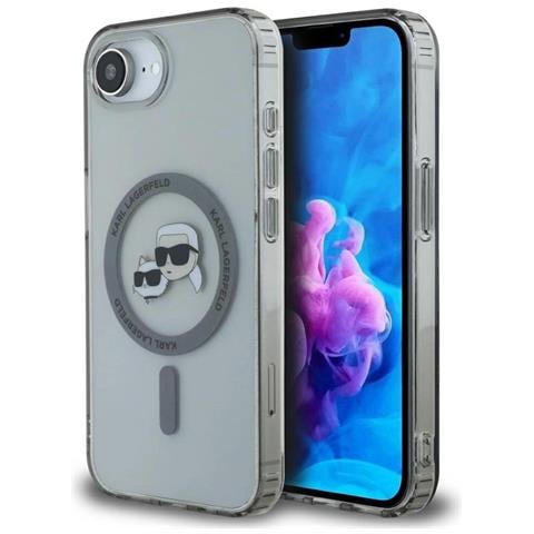 Custodia Per Iphone Con Design Di Karl Lagerfeld E Choupette, Nera - Foto 2