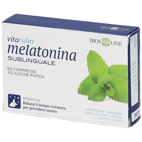 Vitacalm Melatonina Sublinguale 60 Compresse 1 mg - Foto 5