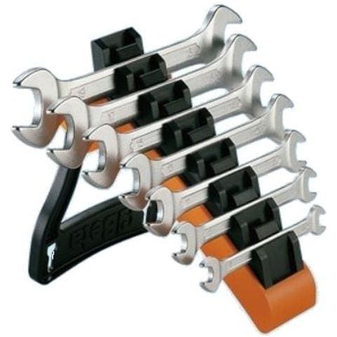 Set 7 chiavi a forchetta doppie serie da 6x7 a 18x19 mm - Foto 2