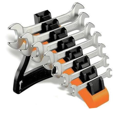 Set 7 chiavi a forchetta doppie serie da 6x7 a 18x19 mm - Foto 1