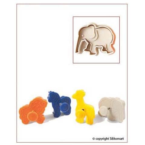 Confezione4 stampi a espulsione animali wonder cake - Foto 1