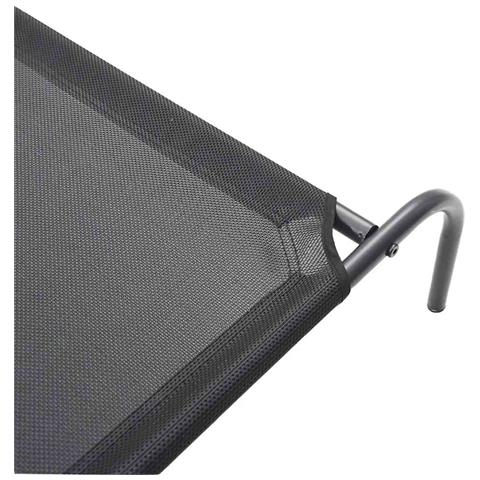 Cuccia Per Cani Rialzata Nera S Textilene - Foto 2