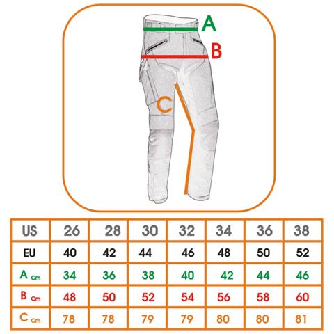 Pantaloni Donna Moto Cordura Protezioni Ce Sfoderabile Impermeabile Donna 32 - Foto 3