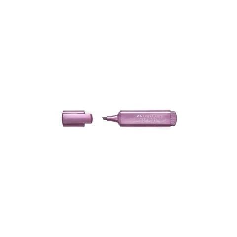 Faber Castell Textline 46 Metallic Evidenziatore Punta A Scalpello 1/5 Mm Rubino Conf 10 Pz. - Foto 2
