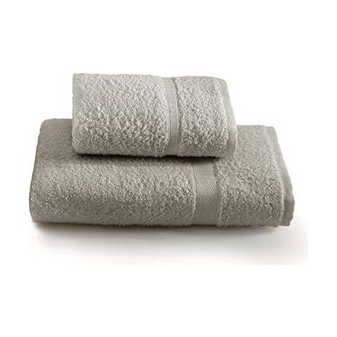 Set asciugamani 1+1 Gabel mod. Tintunita in spugna da 420 gr/mq