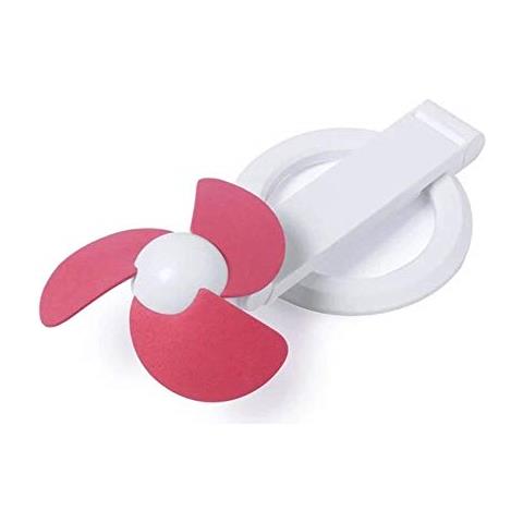 Ventilatore Portatile Pieghevole Bicolore 145389 Mediano Rosso - Foto 3