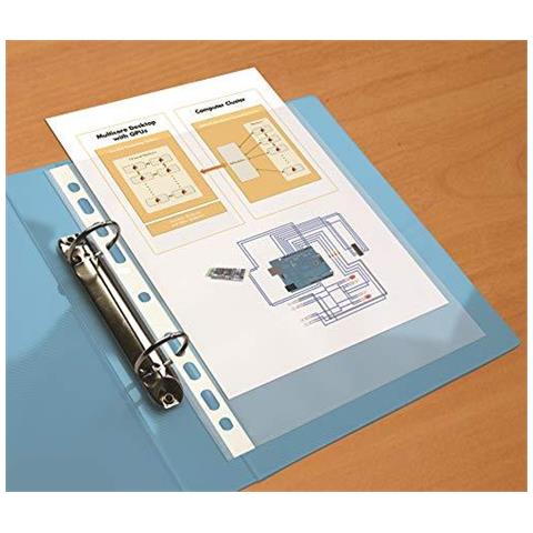 Tasche Perforato A4 100 Tasche Poly - Foto 3