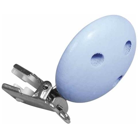 La Ciuccio In Legno Cravatta 37 Mm Layette Blu - Foto 1