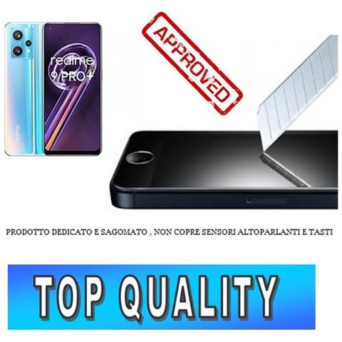 Tempered Glass Screen Protector Pellicola Vetro Temprato Per Realme 9 4g -9 Pro+ Plus - Foto 1