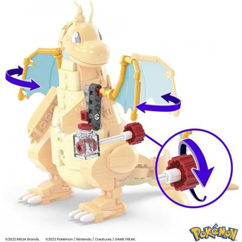 Mega Trust - Pokemon - Dracolosse - Costruzione - 6 Anni E + - Foto 2