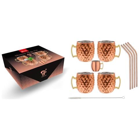 Set Di Tazza Moscow Mule Diamante Rame - Foto 1