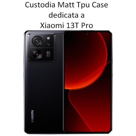 Custodia Tpu Silicone Cover Case Per Xiaomi 13t Pro 23078pnd5g Black - Foto 2