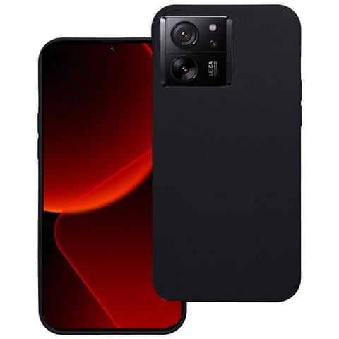 Custodia Tpu Silicone Cover Case Per Xiaomi 13t Pro 23078pnd5g Black - Foto 1