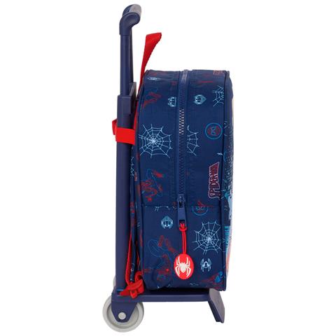 Trolley Per La Scuola Neon Blu Marino 22 X 27 X 10 Cm - Foto 2