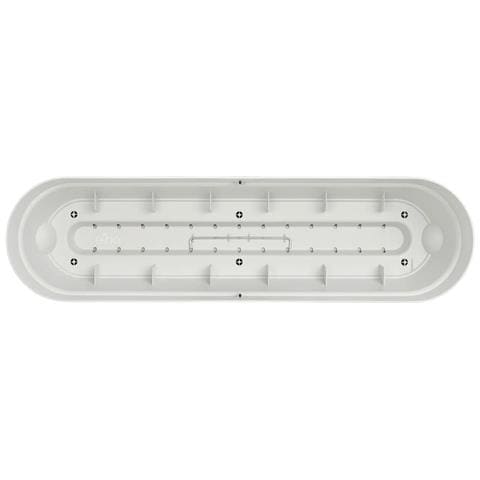 Vaso Rettangolare Da Balcone Bianco 70 Cm Rettangolare Plastica - Foto 2