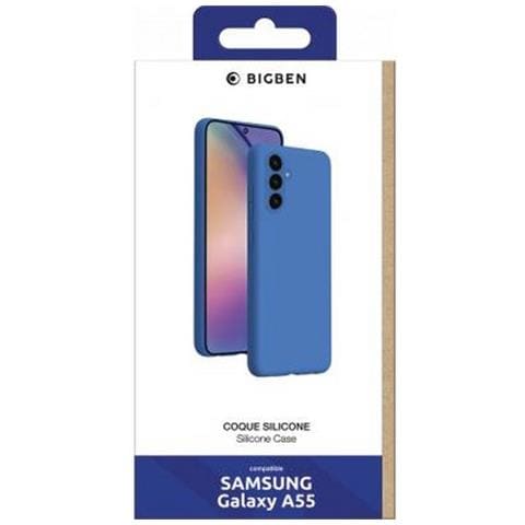 Cover Per Samsung Galaxy A55 5g Silicone Soft-touch Antishock, Blu - Foto 2