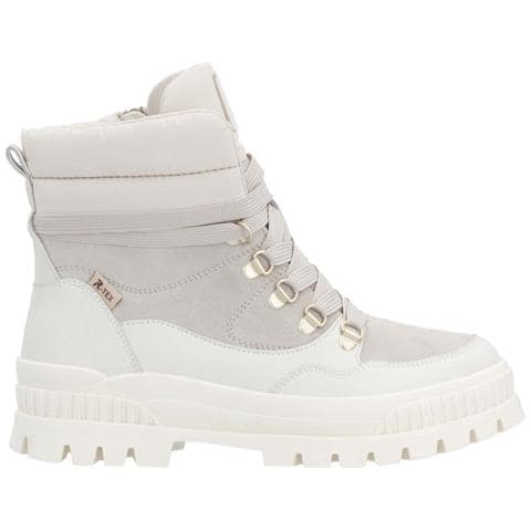 White Casual Closed Ladies Mid Height Boots Stivaletti Pelle Scarpe Donna Bianco Eu 38, W2171-80 - Foto 3
