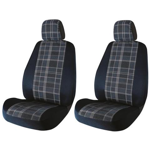 Coprisedili Anteriori Fast&smart Tg. Grande Tess. Misto Cotone Avio/navy - Foto 1