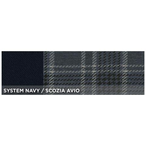 Coprisedili Anteriori Fast&smart Tg. Grande Tess. Misto Cotone Avio/navy - Foto 2