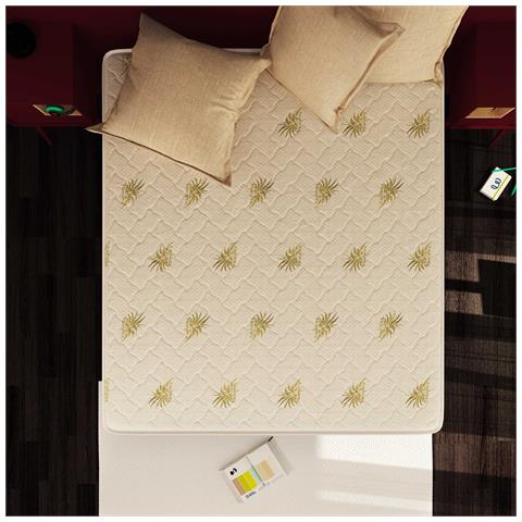 Materasso Memory Foam 23 cm Easy Super Top con fodera Aloe Vera Singolo misura 90x190 cm - Foto 2