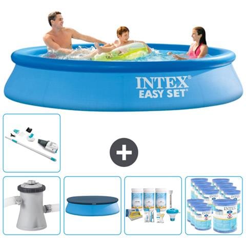 Piscina Fuori Terra - In Giro - 305x305x61 Cm - Blu - Include Accessori Coordinati Cb19 - Foto 1