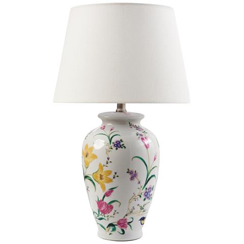 Lampada Da Tavolo Acrosso Porcellana Bianco - Foto 2