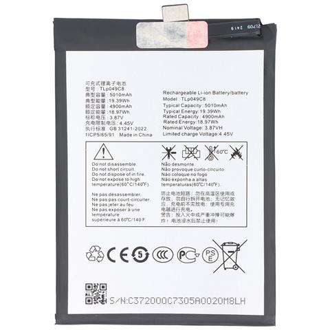 Batteria Per Tcl 40 Se Li-polymer 3.87v 5000mah 19.35wh - Foto 1