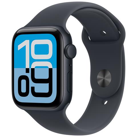 Watch SE (3nd generation) SE 3 GPS 44mm Cassa Alluminio Mezzanotte con Sport Band Mezzanotte - S /M - Foto 1