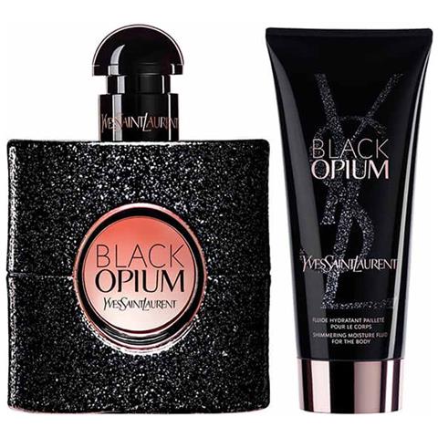 Set Yves Saint Laurent: Black Opium, Hydrating, Body Lotion, 50 Ml + Black Opium, Eau De Parfum, For Women, 50 Ml - Foto 1