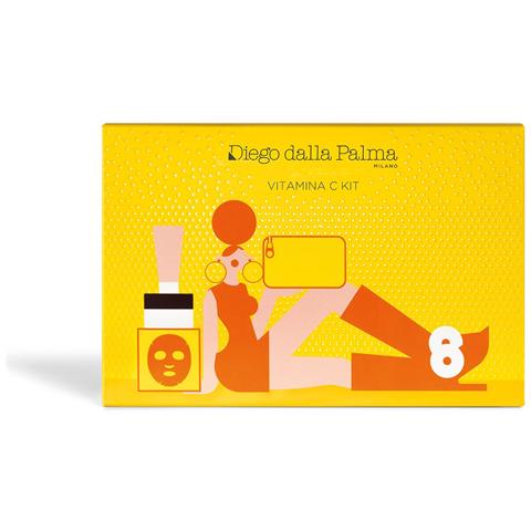 Kit Vitamina C Crema Illuminante Anti Rughe 24 Ore Full Size 50ml + Maschera Illuminante Energizzante Full Size + Crema Detergente Struccante Special Size 50ml + 1 Pz + Yellow Pillow-beauty Case 19,5 X 6,5 X15 Cm - Foto 2