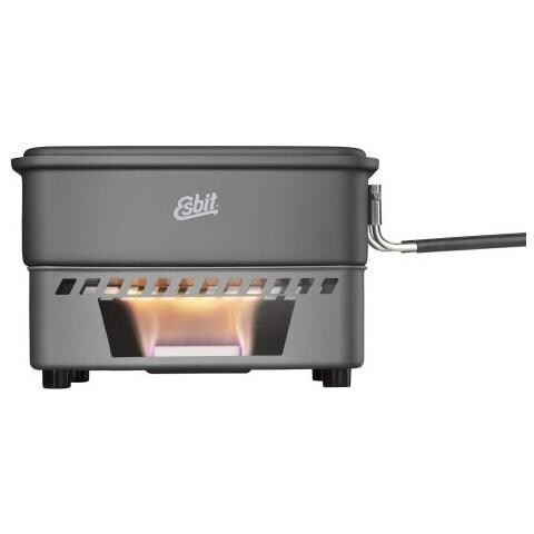 Solid fuel cookset Vasetto 1,1 L Alluminio, Nero - Foto 1