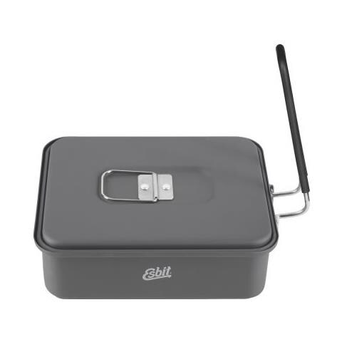 Solid fuel cookset Vasetto 1,1 L Alluminio, Nero - Foto 2