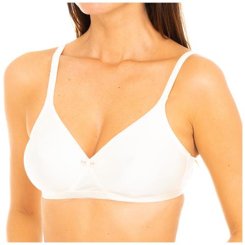 Reggiseno Senza Ferretto Con Coppe P6390 Da Donna, Design Comodo E Discreto Per L'uso Quotidiano Femminile - Foto 1