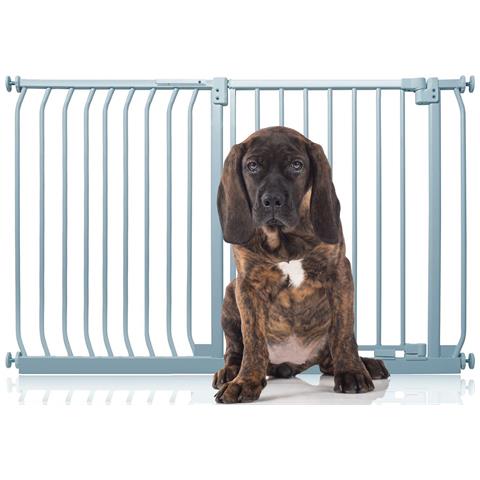 Bettacare Cancelletto Per Cani Elite Con Montaggio A Pressione, 134cm - 143cm, Grigio Opaco - Foto 1