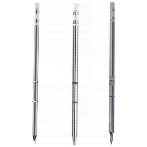 Set Di Punte Per Saldatura T12-il, T12-bc4, T12-d24 - Riscaldamento Rapido, Precisione, Compatibile Con Stazioni Saldanti T12 - Foto 1