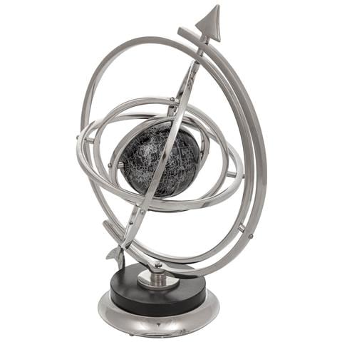 Sfera Astrologica In Argento D32x42,5h - Foto 1