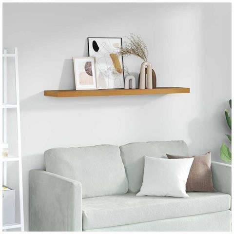 Scaffale da parete Beige 120 x 23,5 x 4 cm Legno multistrato - Foto 2