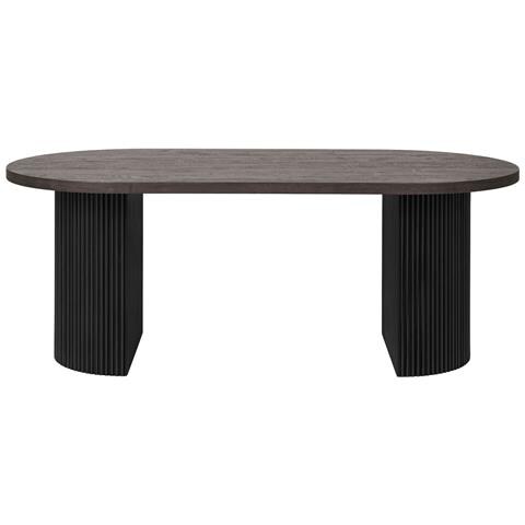 Tavolino Da Salotto Boavista Marrone Scuro 120x60 Cm - Foto 1