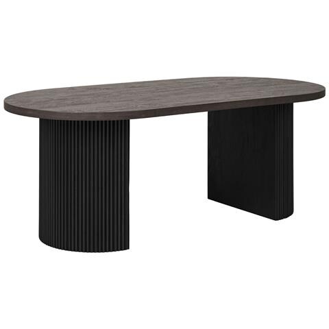 Tavolino Da Salotto Boavista Marrone Scuro 120x60 Cm - Foto 2
